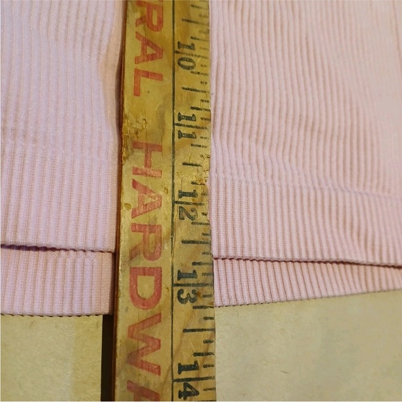 Colsie Women's Ribbed Bralette Brami Coral Pink Size XL - Picture 7 of 7